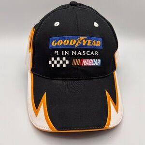 Vintage Goodyear Tires #1 In NASCAR Flame Logo Racing Collectible Hat